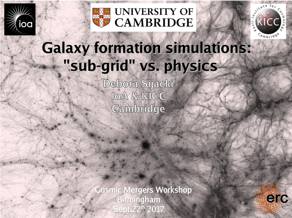 Galaxy Formation Simulations: 