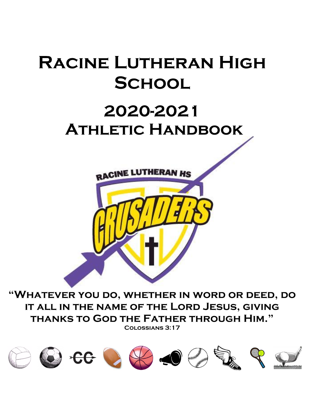 Athletic Handbook 2020-21