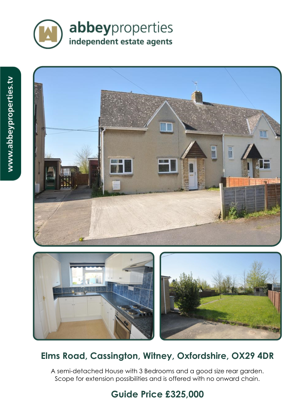 Elms Road, Cassington, Witney, Oxfordshire, OX29 4DR Guide Price