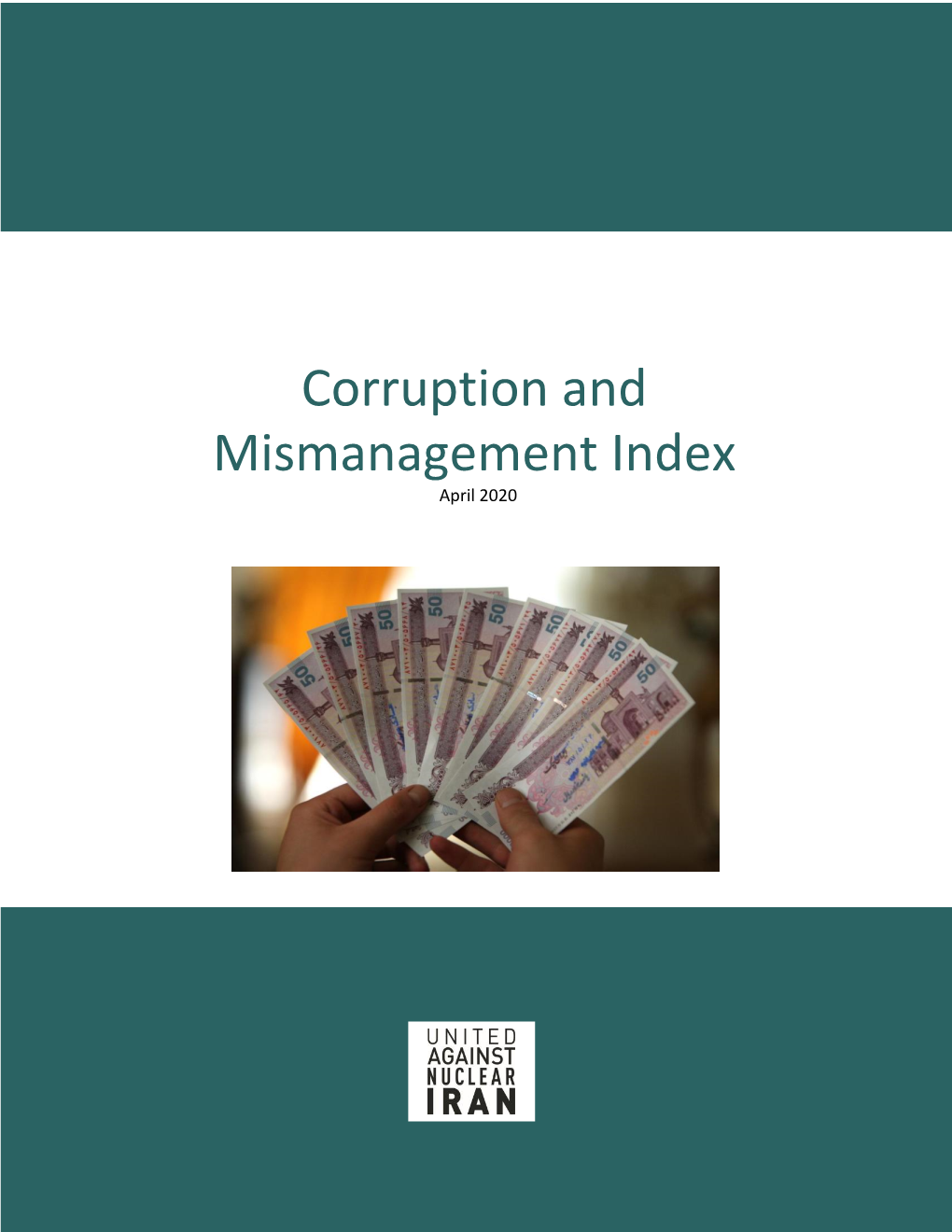 Corruption and Mismanagement Index April 2020