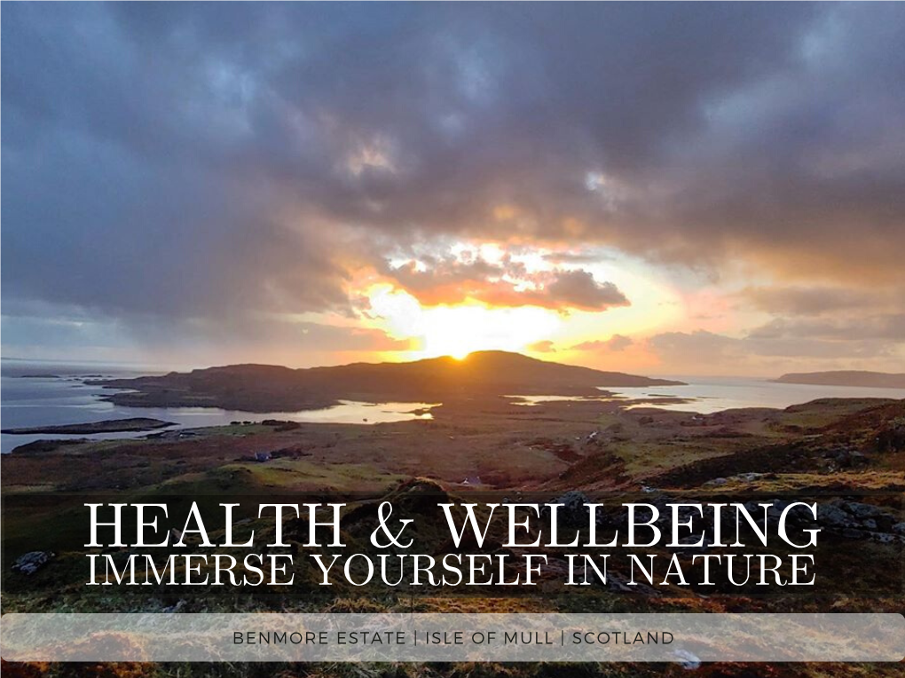 Health and Wellbeing Brochure