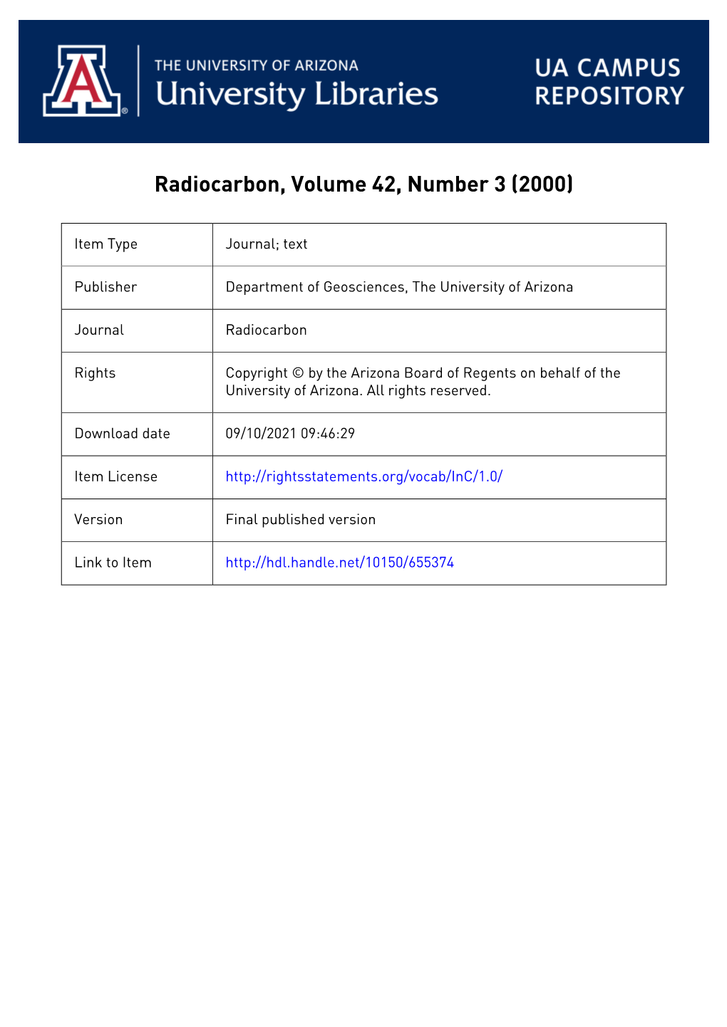 An International Journal of Cosmogenic Isotope Research