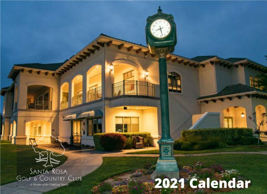 2021 Calendar January January 1St - New Years Day Brunch January 8Th - Cookin' with Chef New Years Day