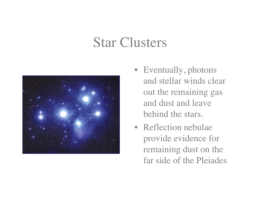 Star Clusters