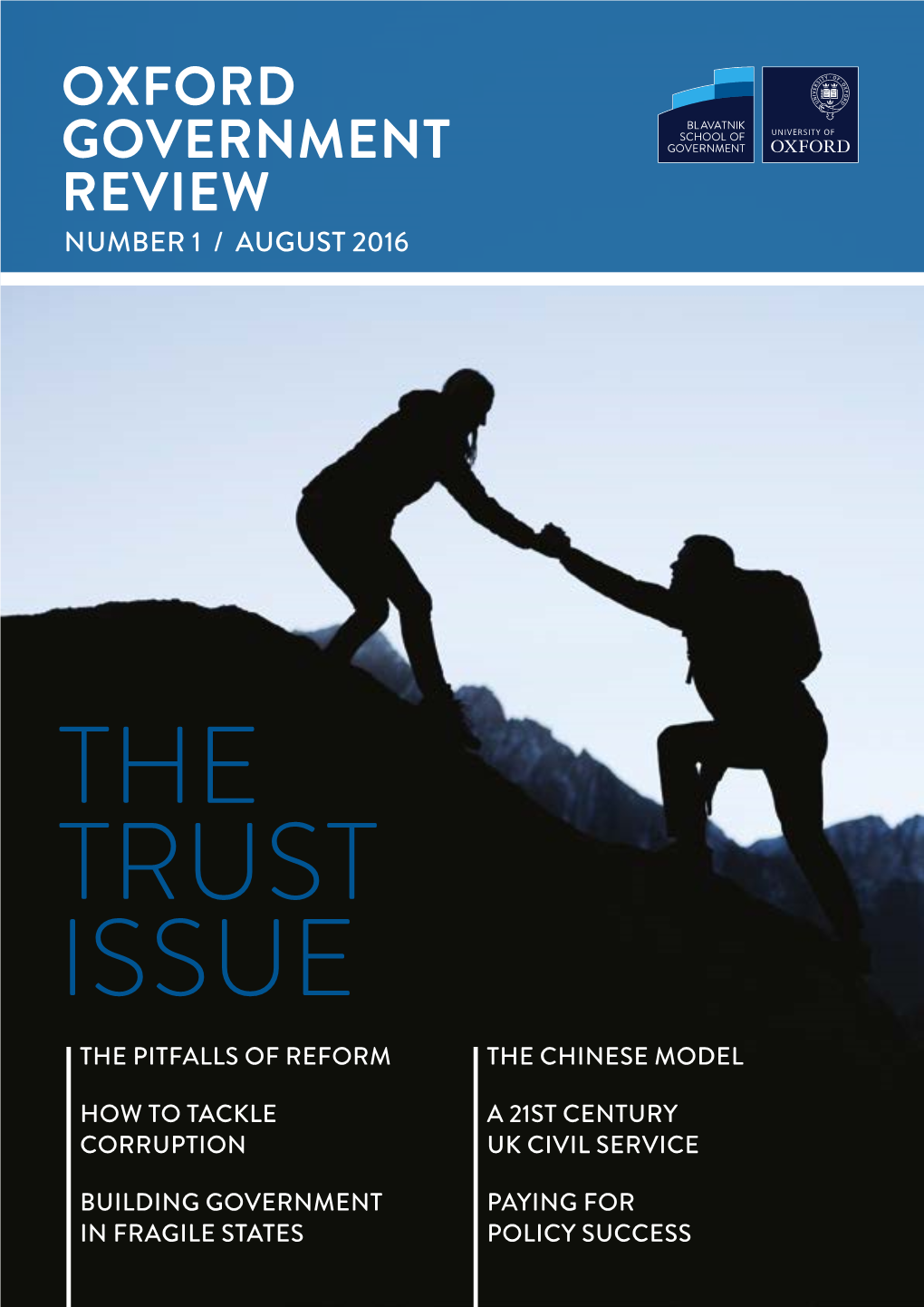 Oxford Government Review Number 1 / August 2016