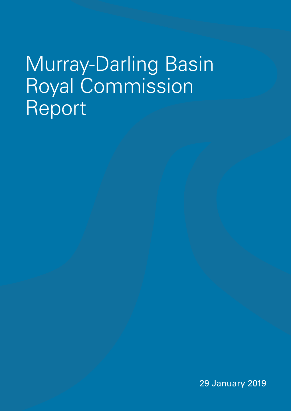Murray-Darling Basin Royal Commission Report