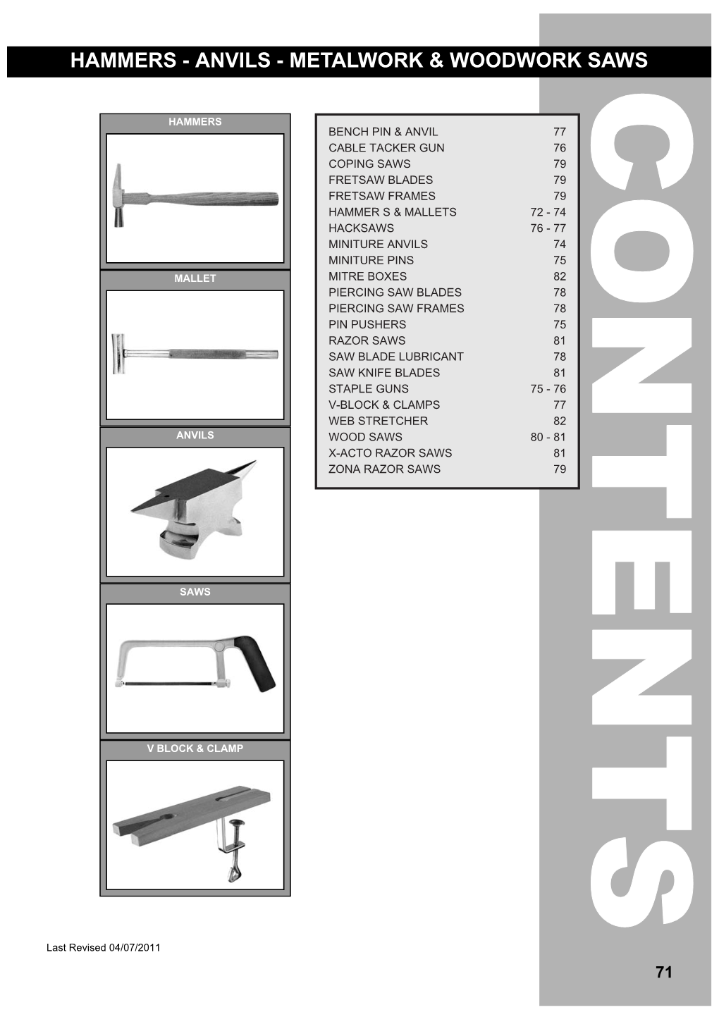 Metalwork & Woodwork Saws