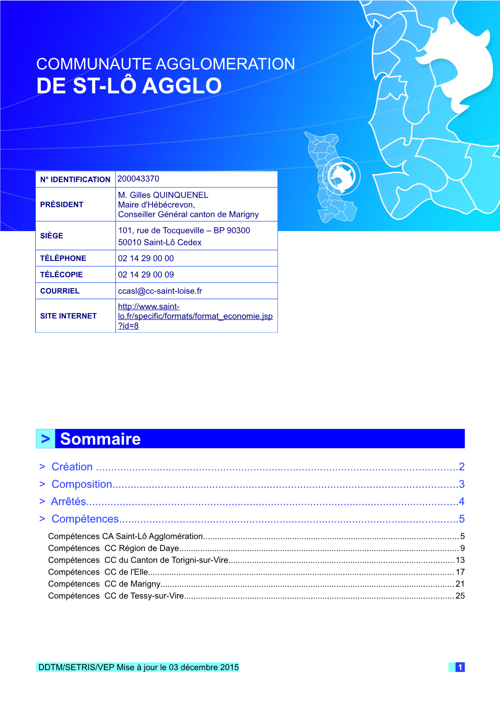 Communaute Agglomeration De St-Lô Agglo