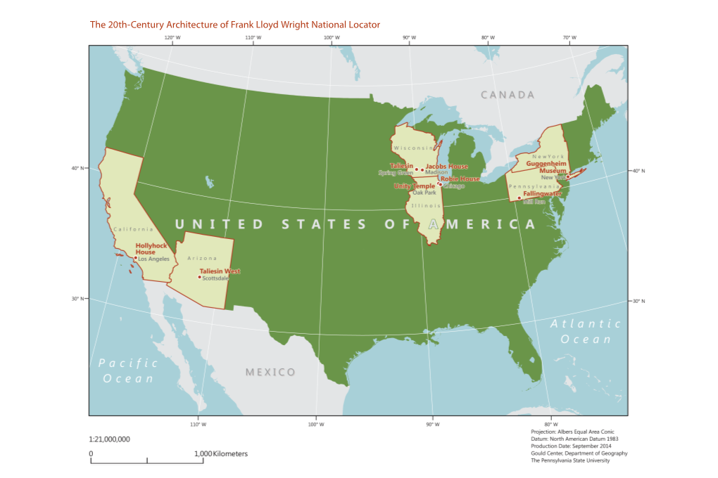 The 20Th-Century Architecture of Frank Lloyd Wright National Locator Unity Temple, Oak Park, Illinois