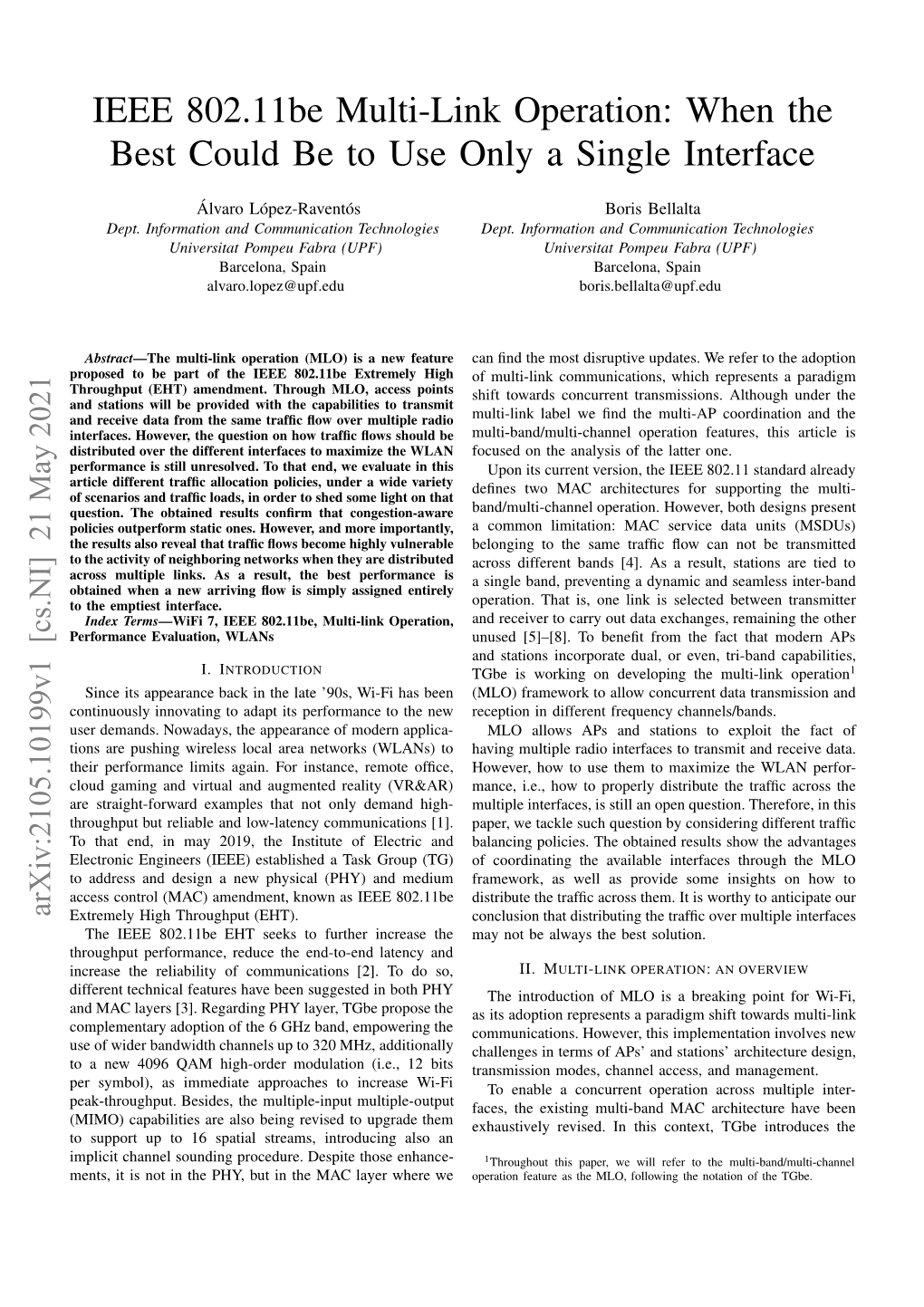 IEEE 802.11Be Multi-Link Operation: When the Best Could Be to Use Only a Single Interface