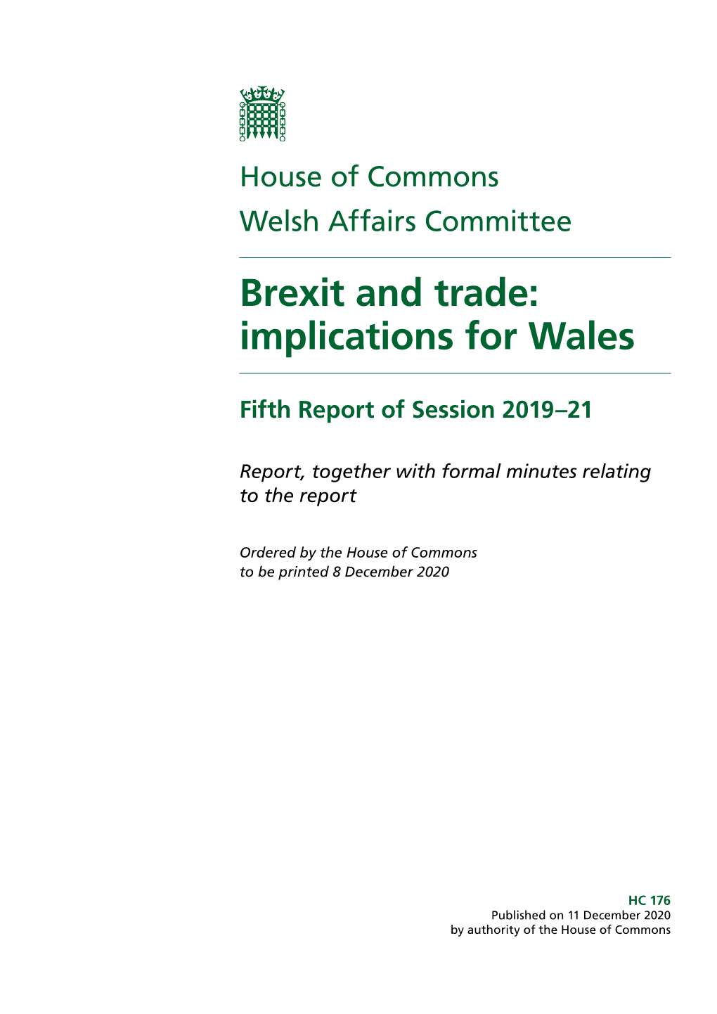 Brexit and Trade: Implications for Wales