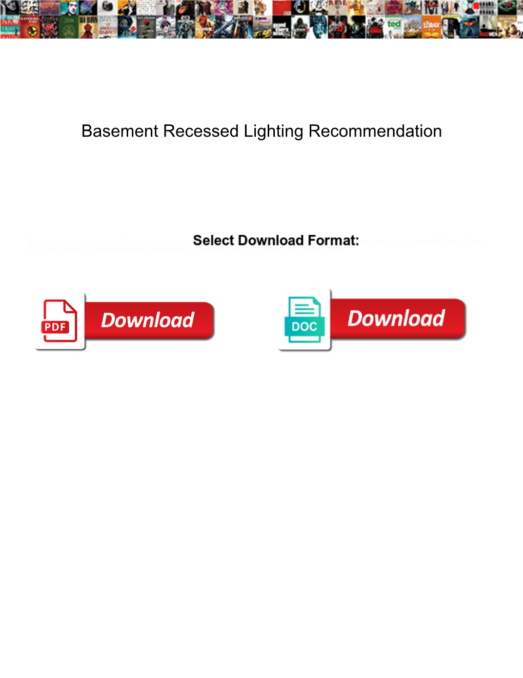 Basement Recessed Lighting Recommendation