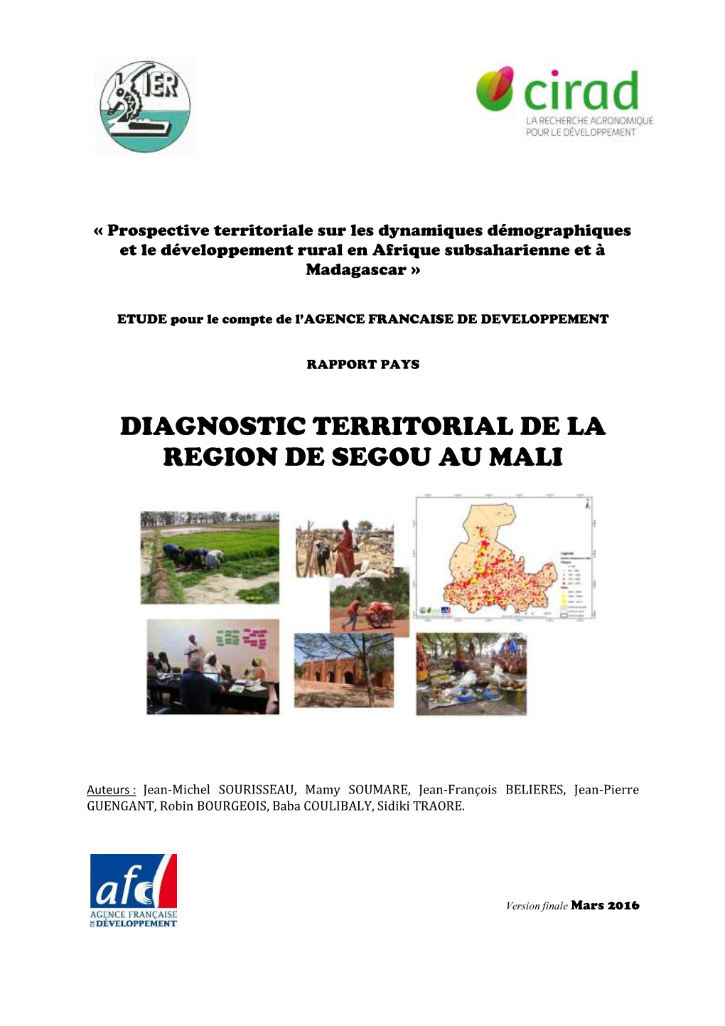 Diagnostic Territorial De La Region De Segou Au Mali