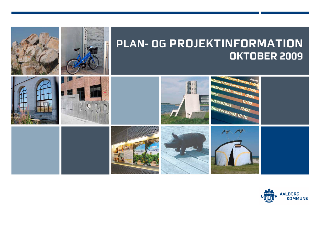 PLAN- OG PROJEKTINFORMATION OKTOBER 2009 PK-Oktober 2009 Overordnet Fysisk Planlægning