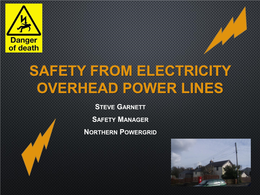 Safety from Electricity Overhead Power Lines