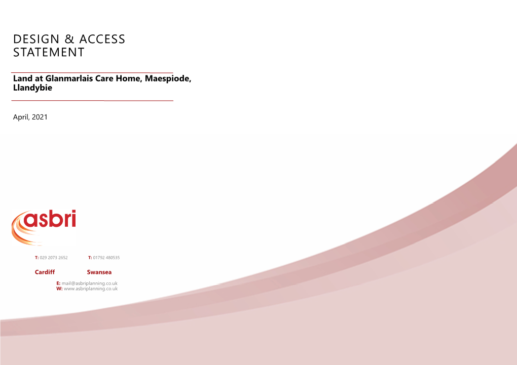 Planning, Design & Access Statement