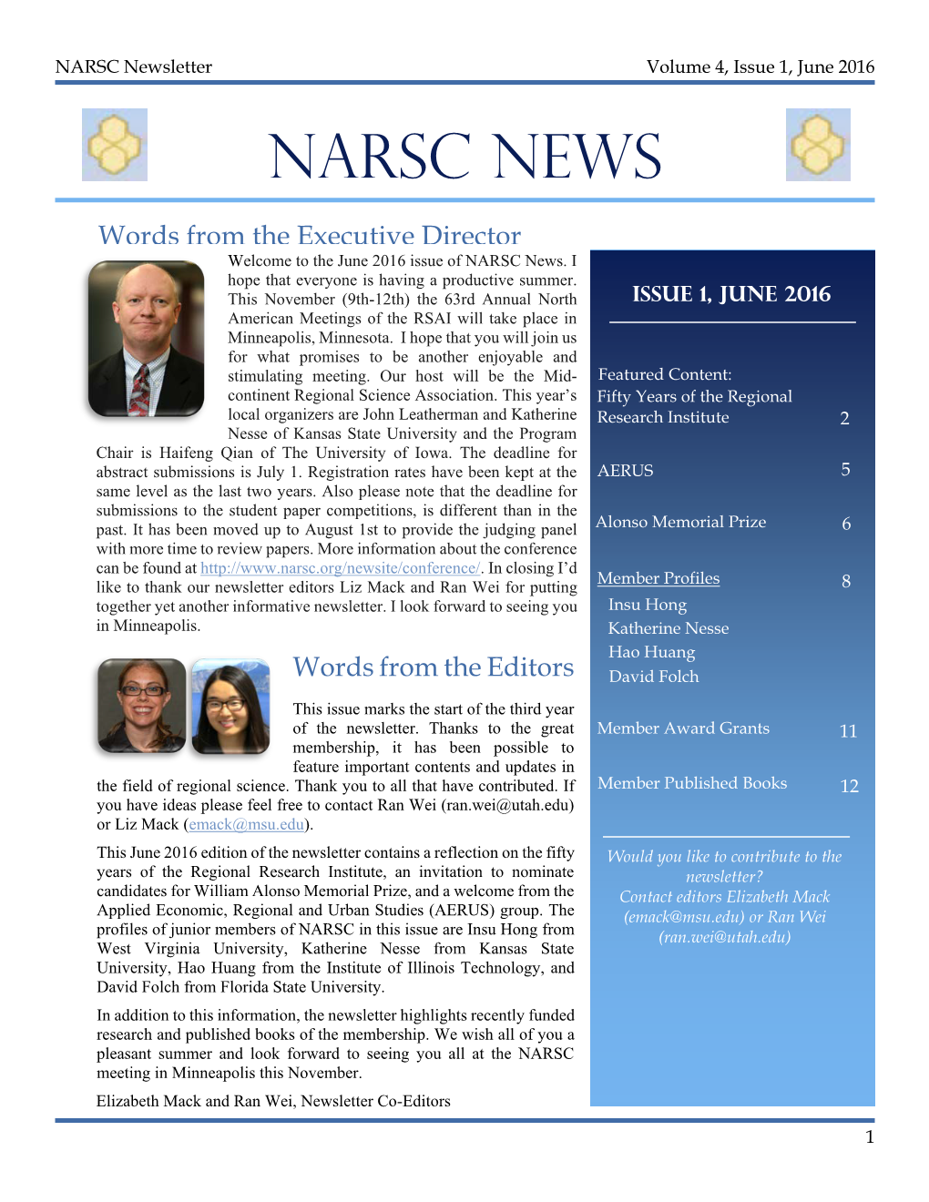 NARSC News June 2016