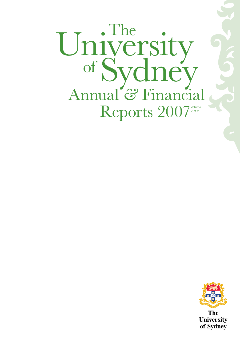 The Annual & Financial Reports 2007 Of