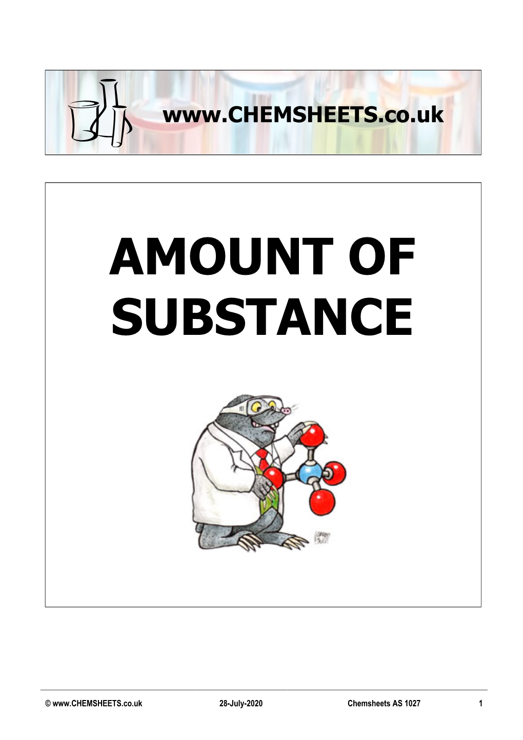 Amount of Substance