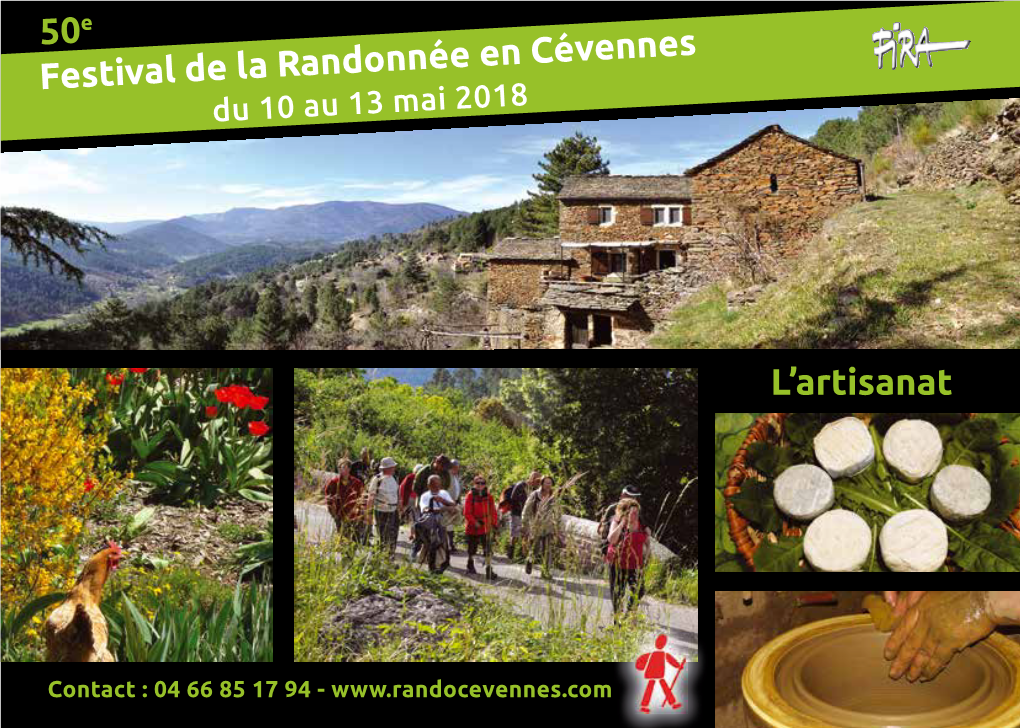 Festival De La Randonnée En Cévennes 50E L'artisanat