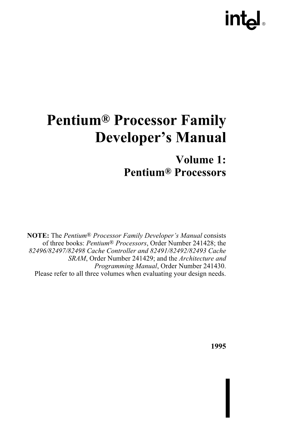 Pentium Processors Have Slightly Different Requirements to Enable and Disable Paging