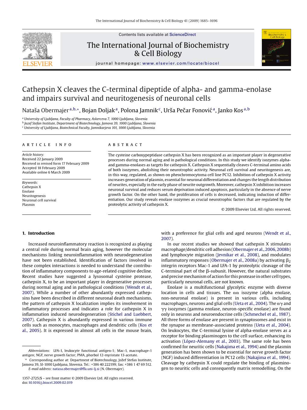 The International Journal of Biochemistry & Cell Biology