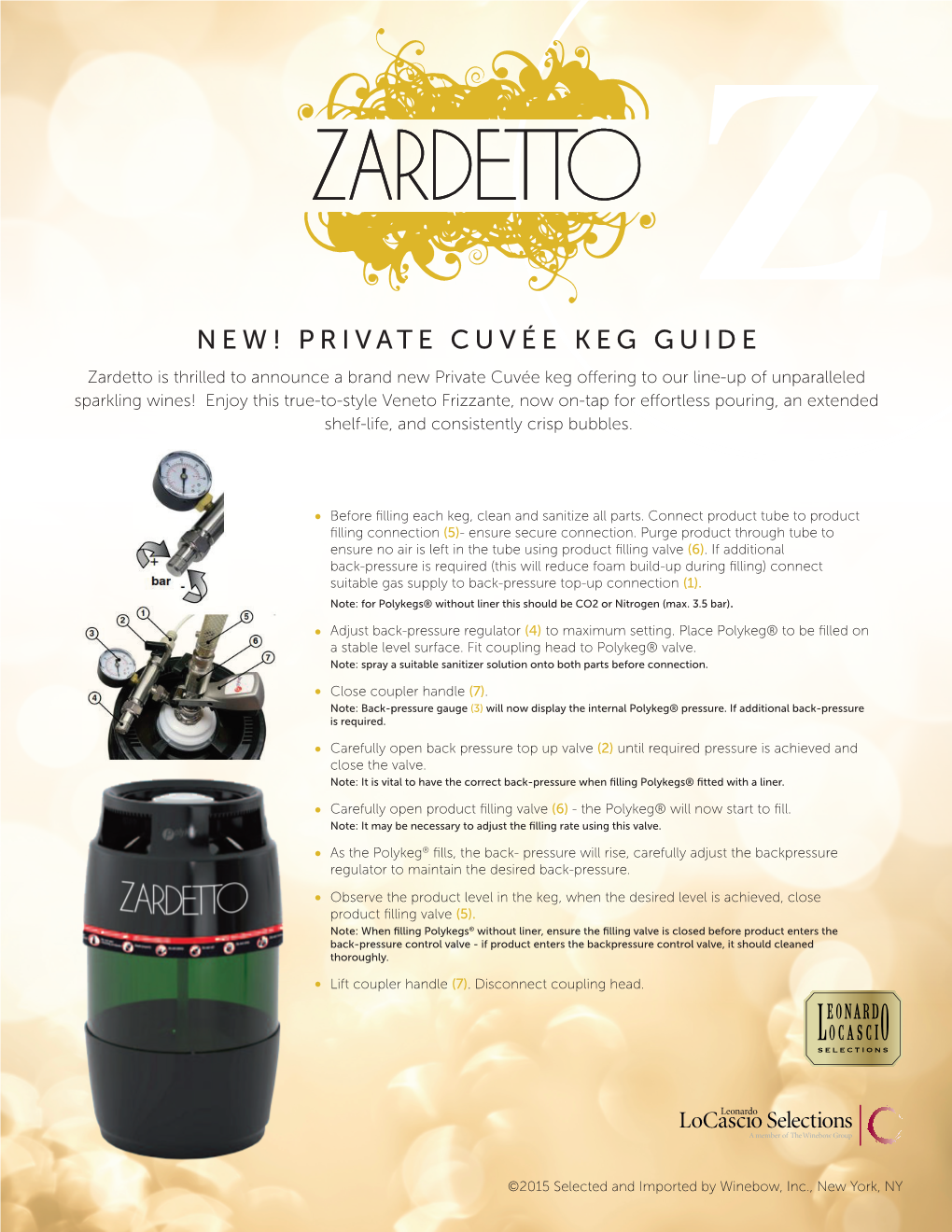 Private Cuvée Keg Guide