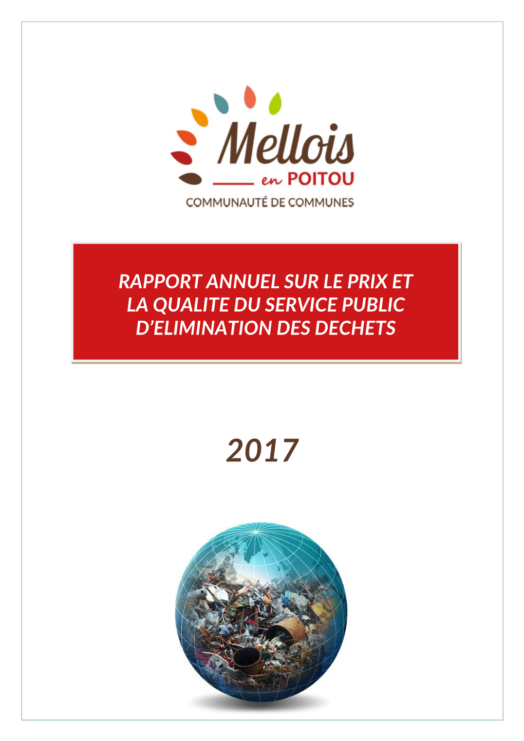 Annee 2014 Rapport Annuel Sur Le Prix Et La Qualite Du
