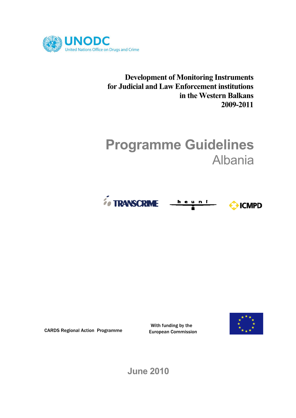 Programme Guidelines Albania