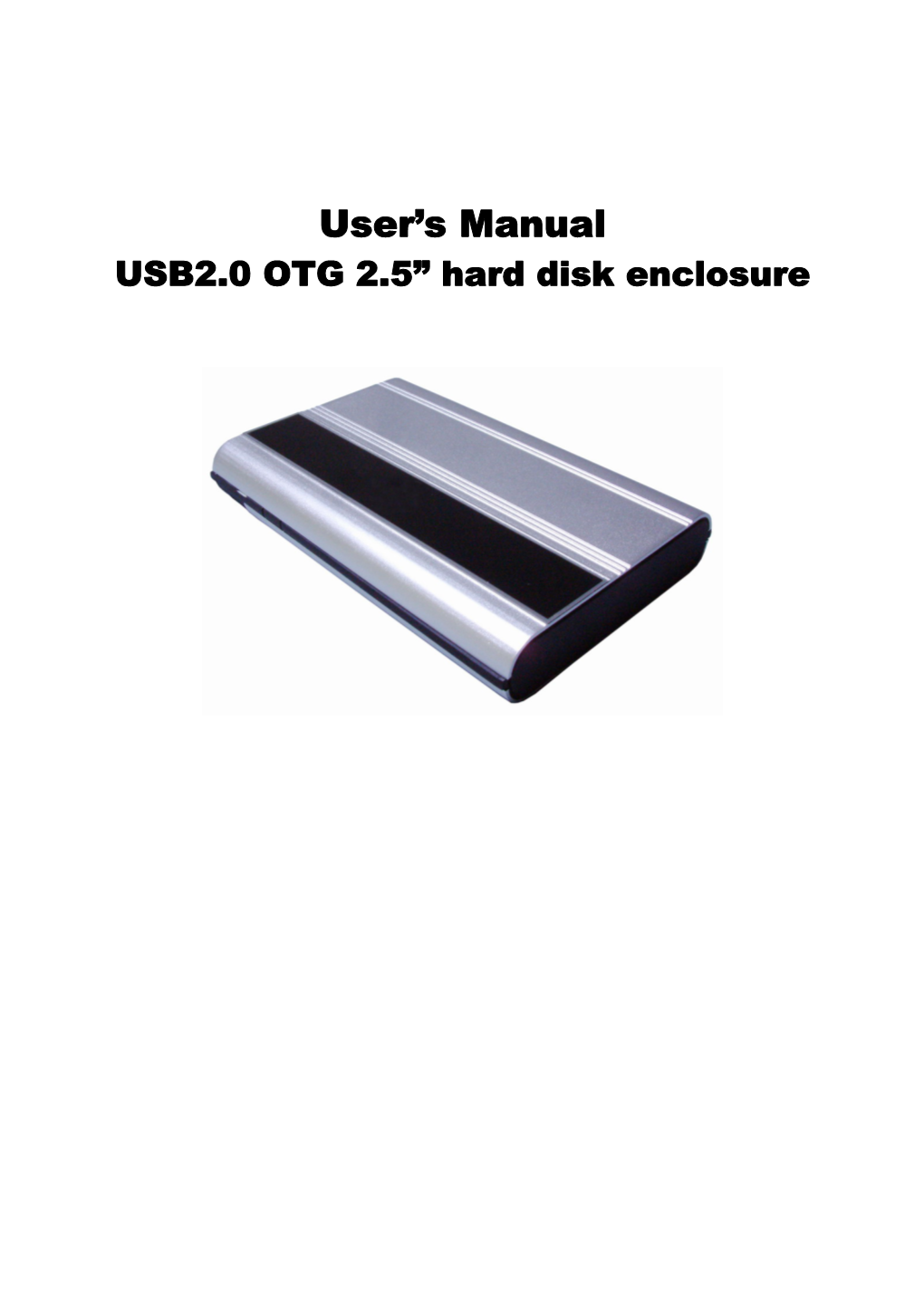 User's Manual