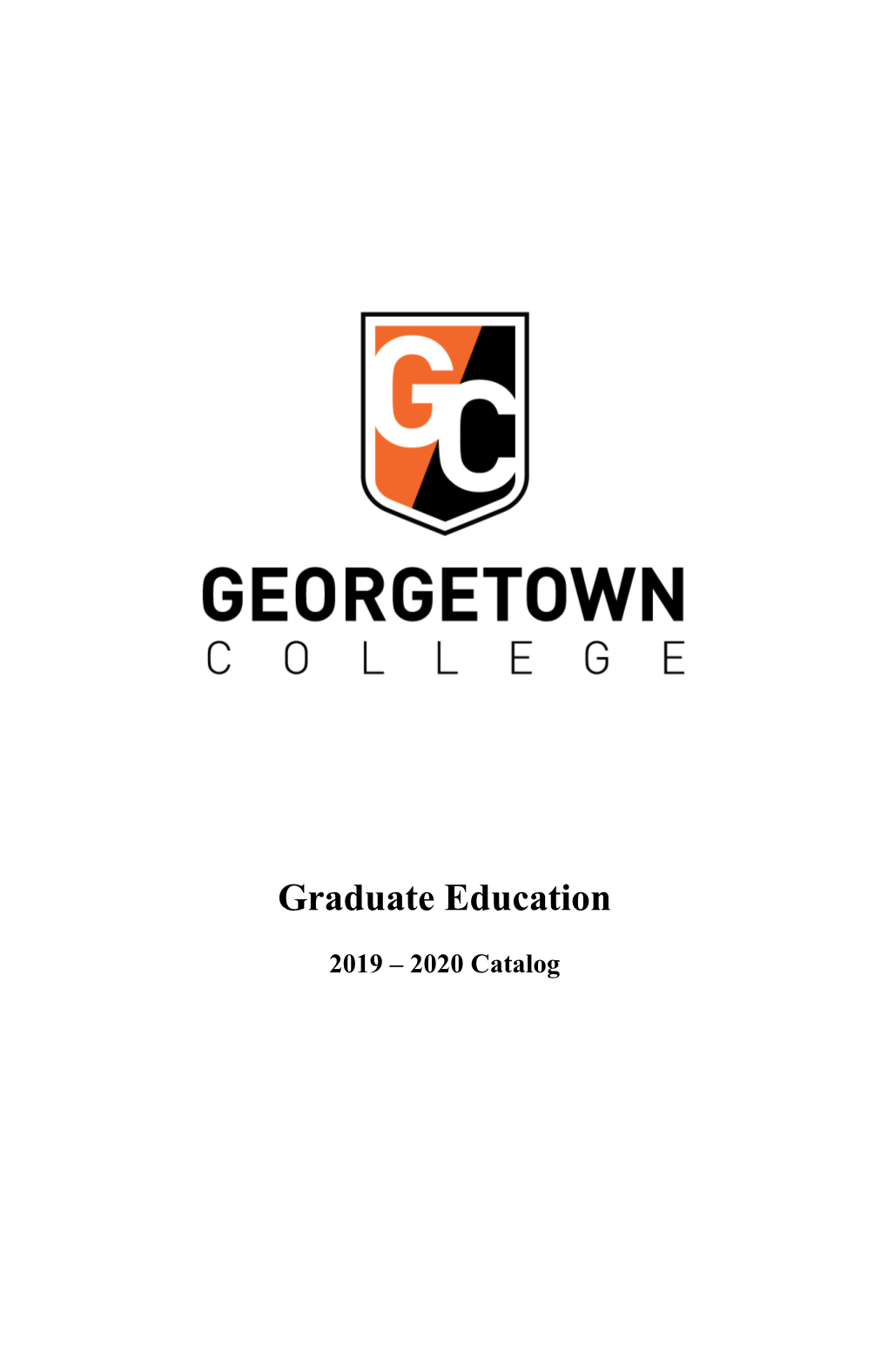 GC Graduate Education Catalog 1920.Pdf