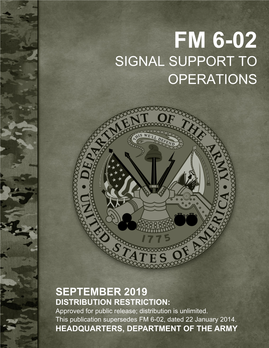 Fm 6-02 Signal Support to Operations