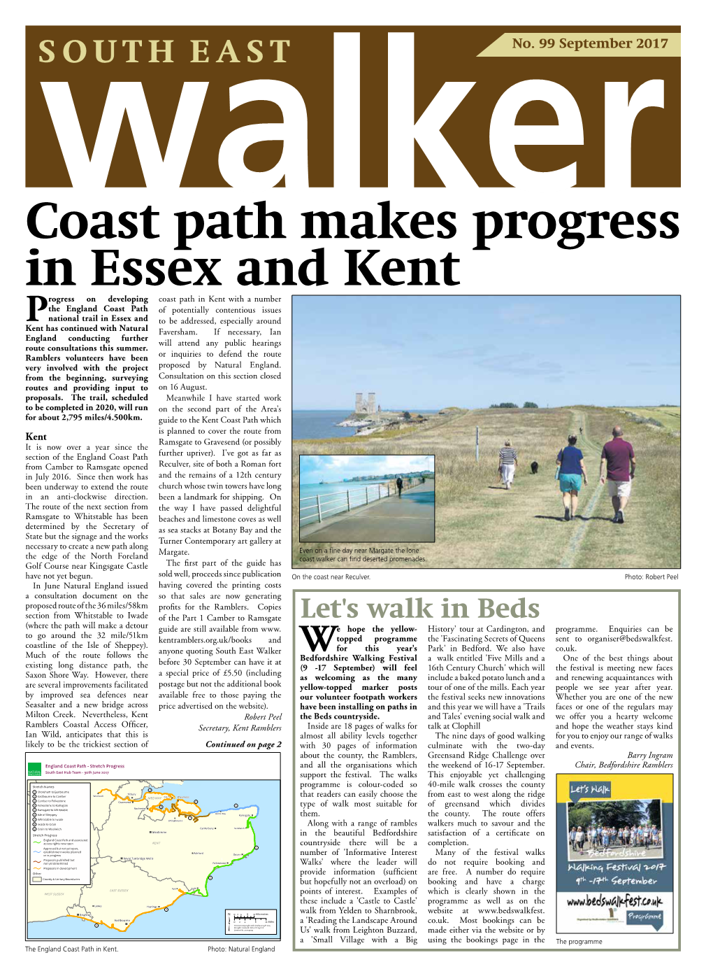 Coast Path Makes Progress in Essex and Kent