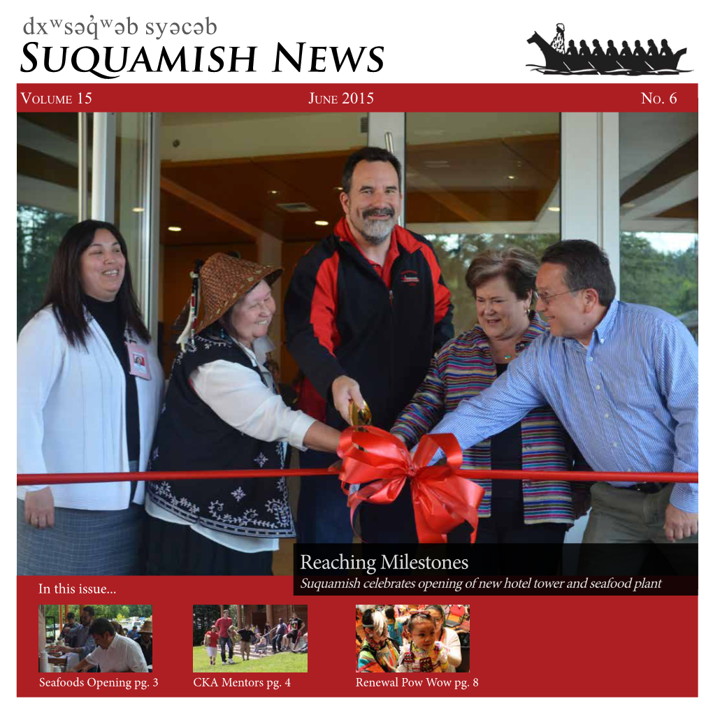 Dxseeeb Syeceb Suquamish News