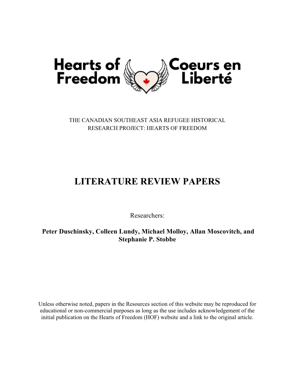 Literature Review Papers