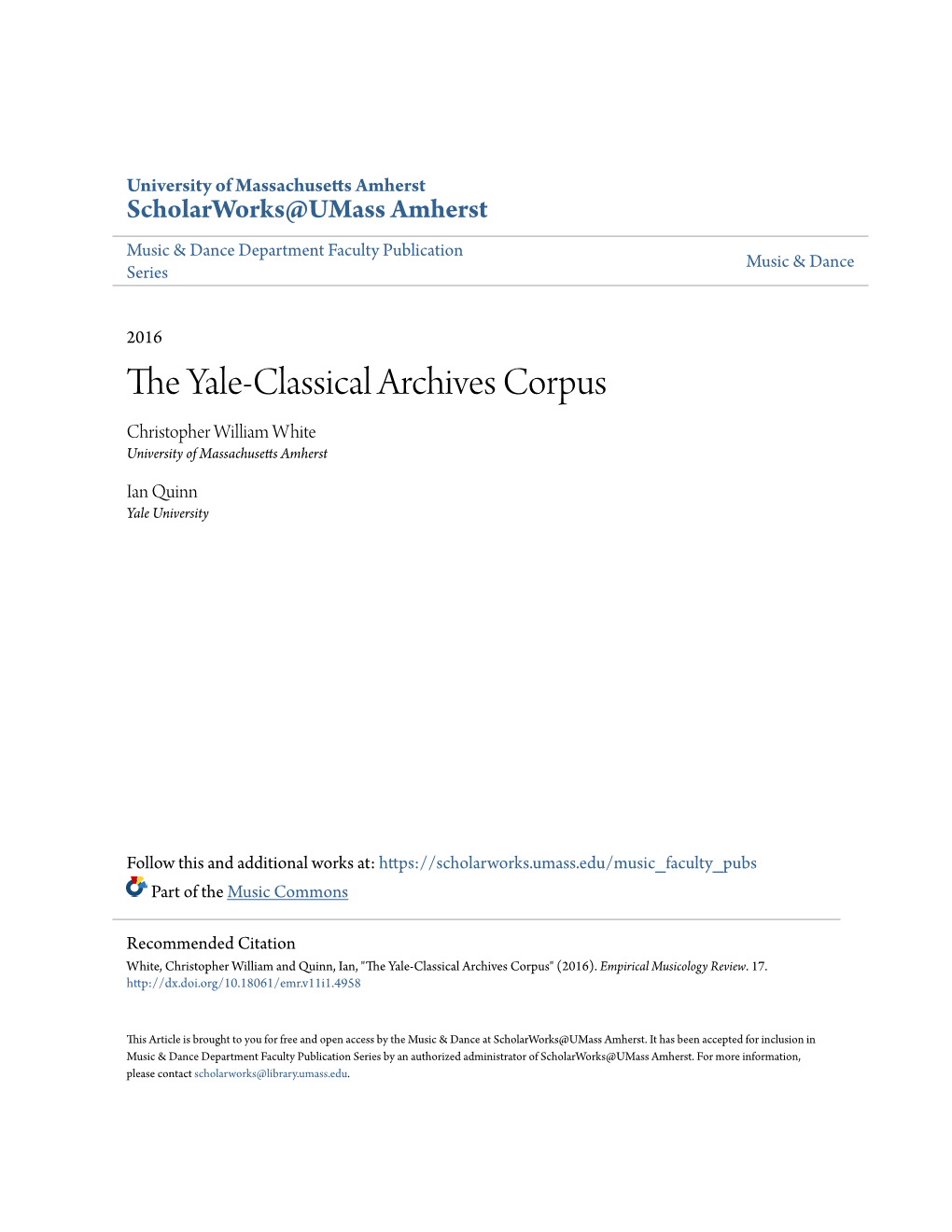 The Yale-Classical Archives Corpus