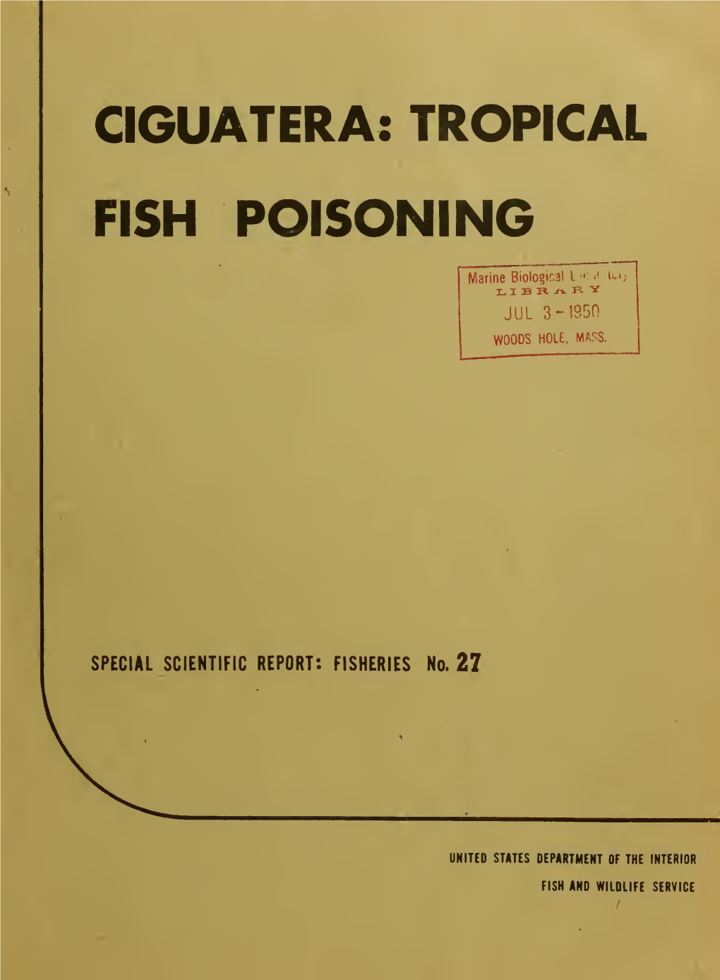 Tropical Fish Poisoning