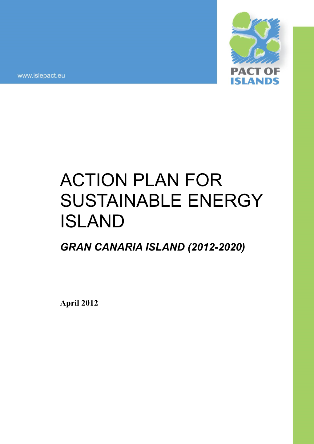 Plan De Acción Insular Para La Sostenibilidad Energética