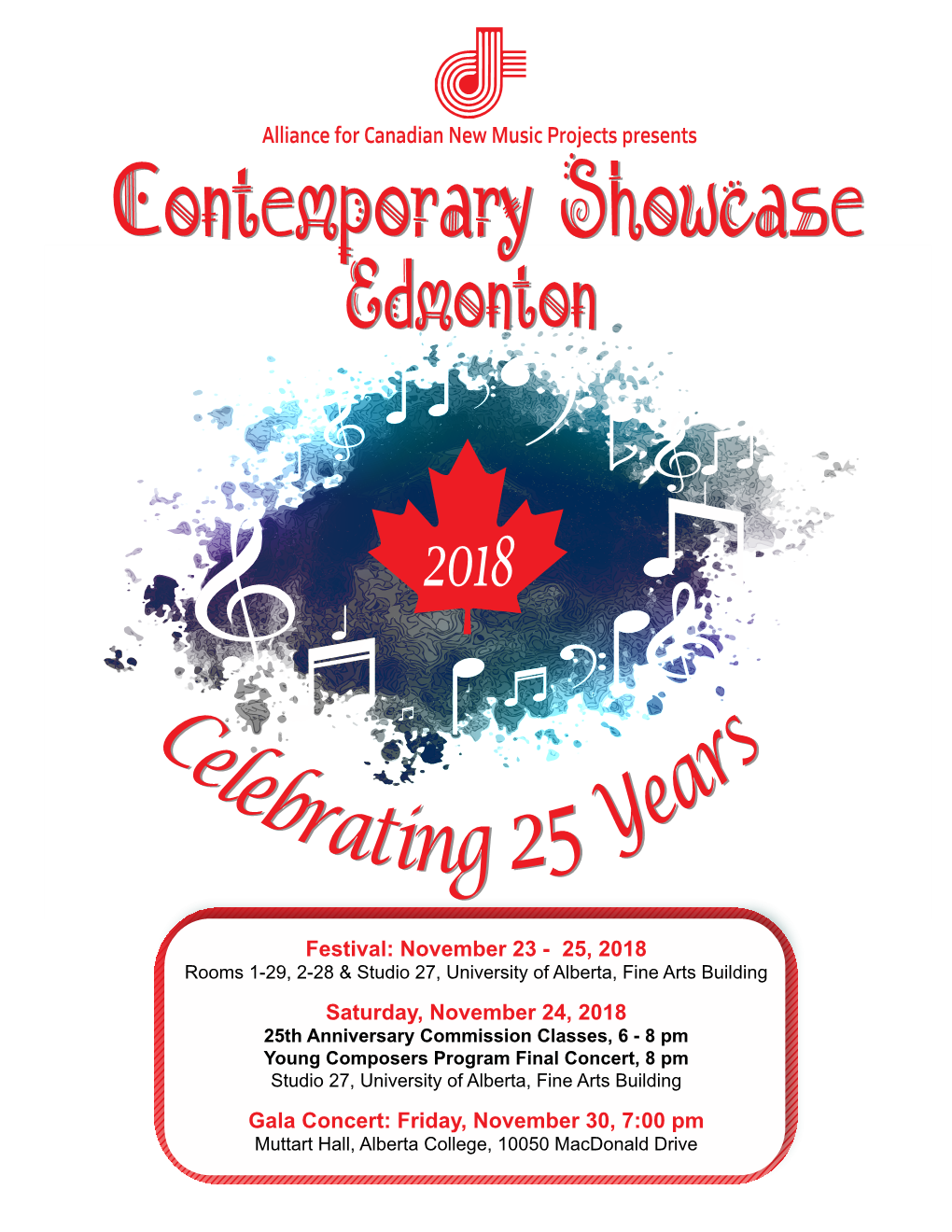 Alliance for Canadian New Music Projects Presents