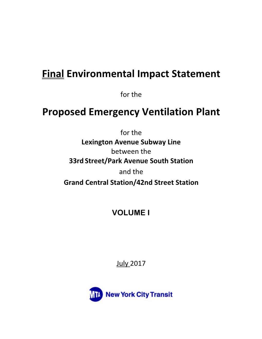 Park Ave Noise Assessment