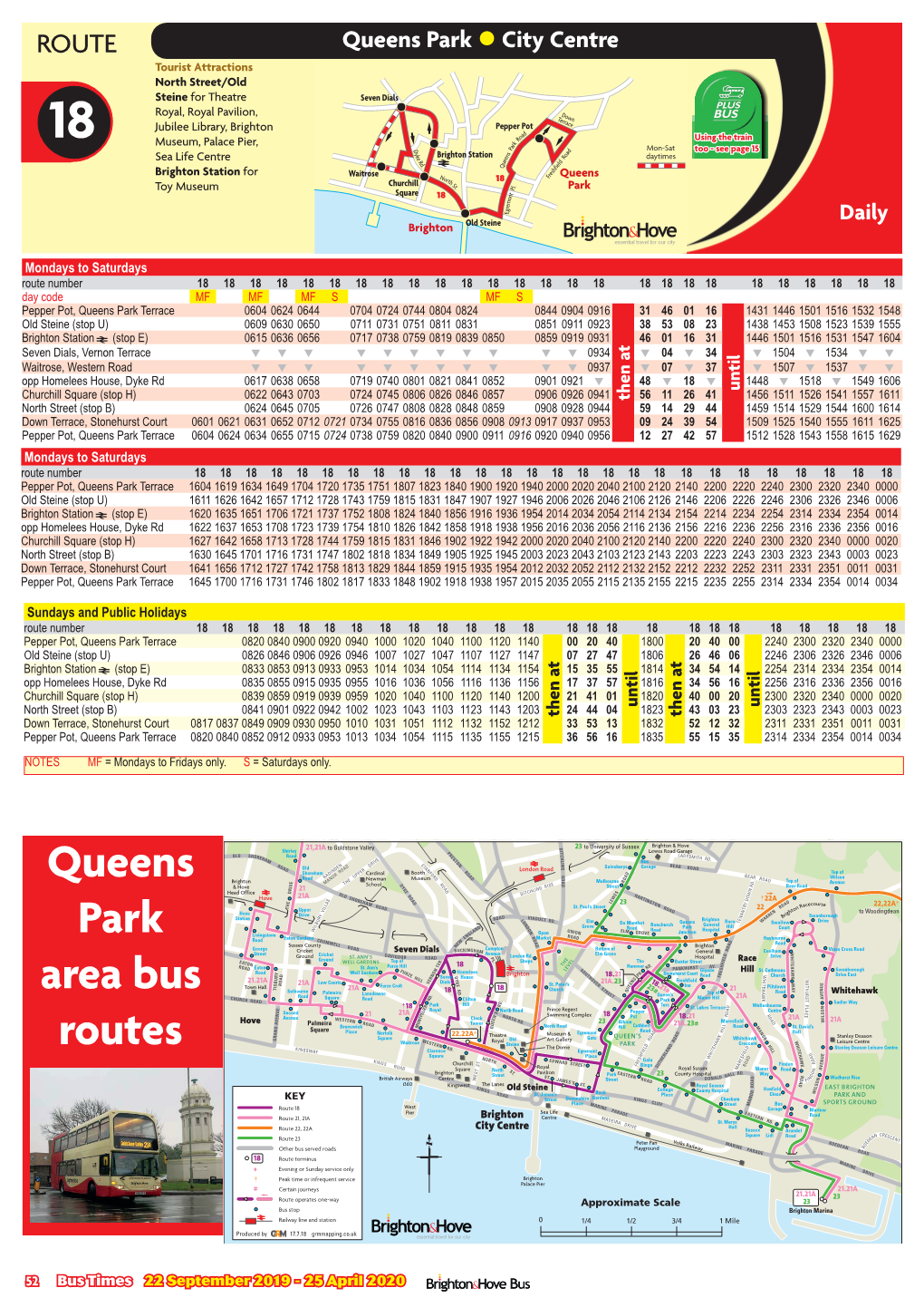 Queens Park Area Bus Routes