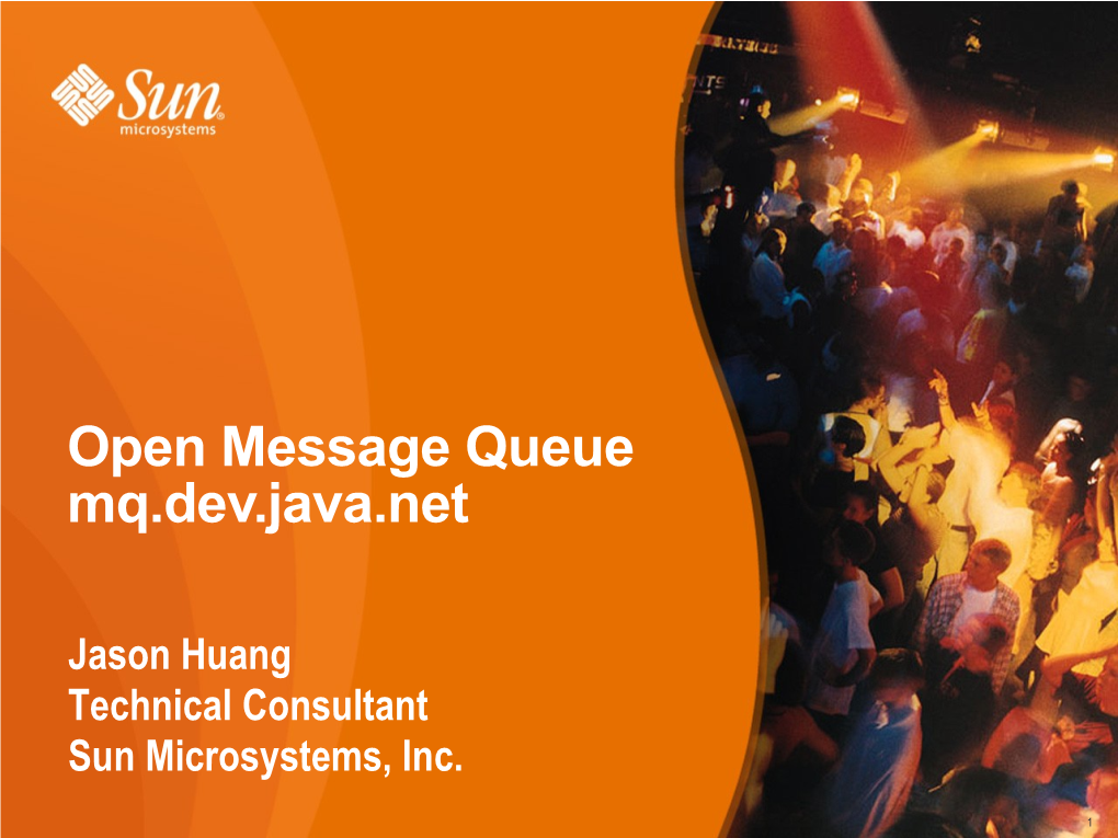 Open Message Queue Mq.Dev.Java.Net