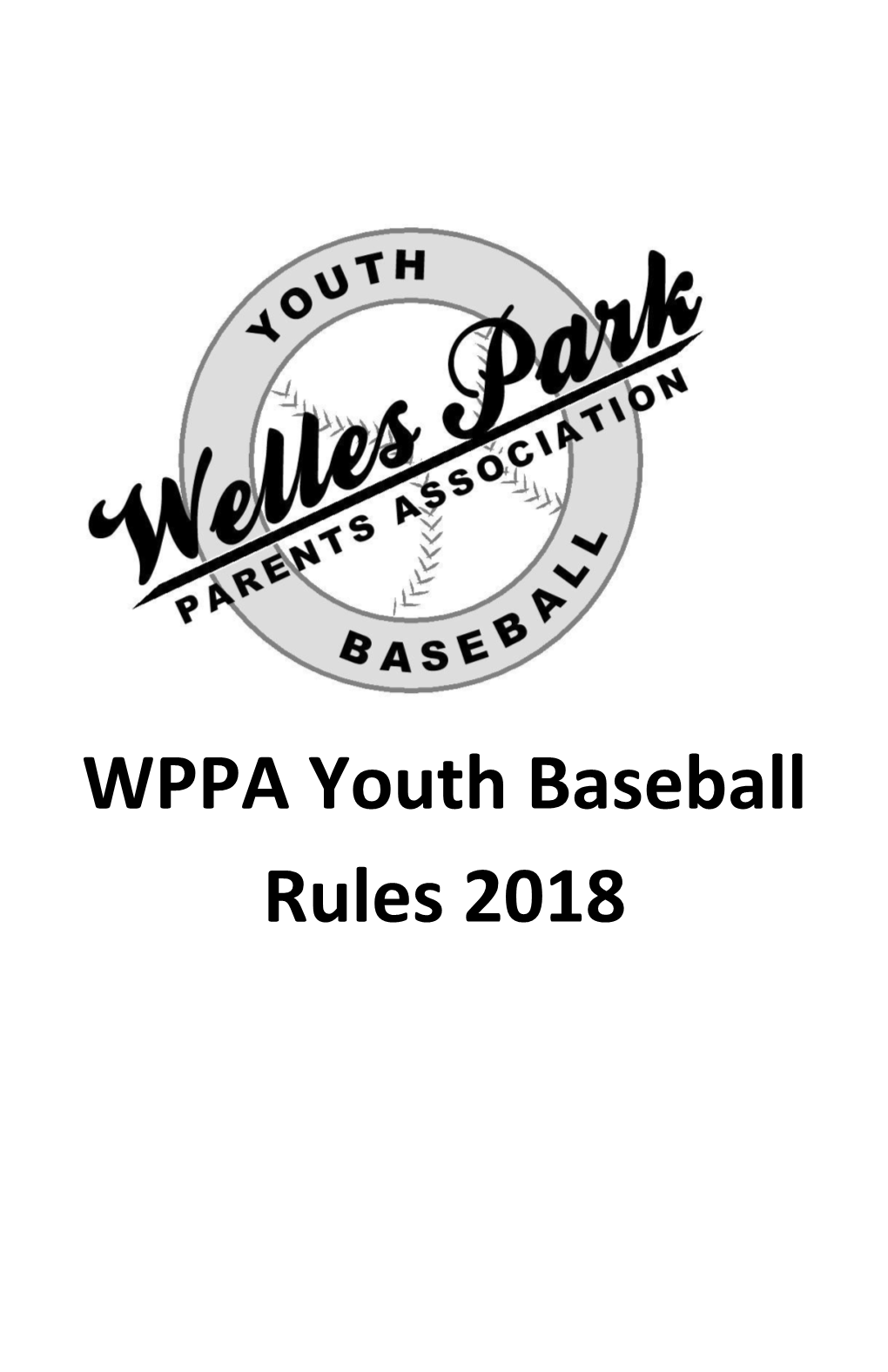 WPPA Youth Baseball Rules 2018
