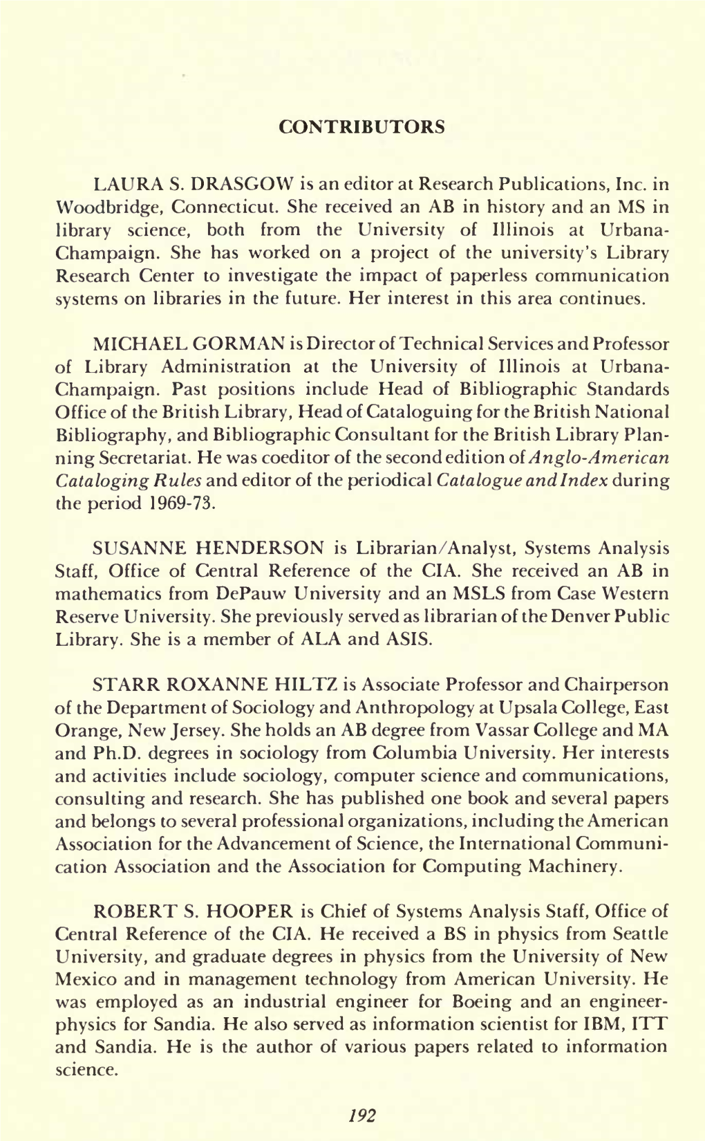 Proceedings of the 1979 Clinic on Library