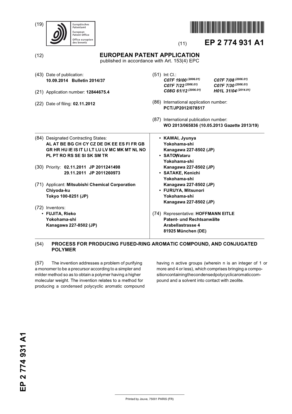 Process for Producing Fused-Ring Aromatic Compound, and Conjugated Polymer