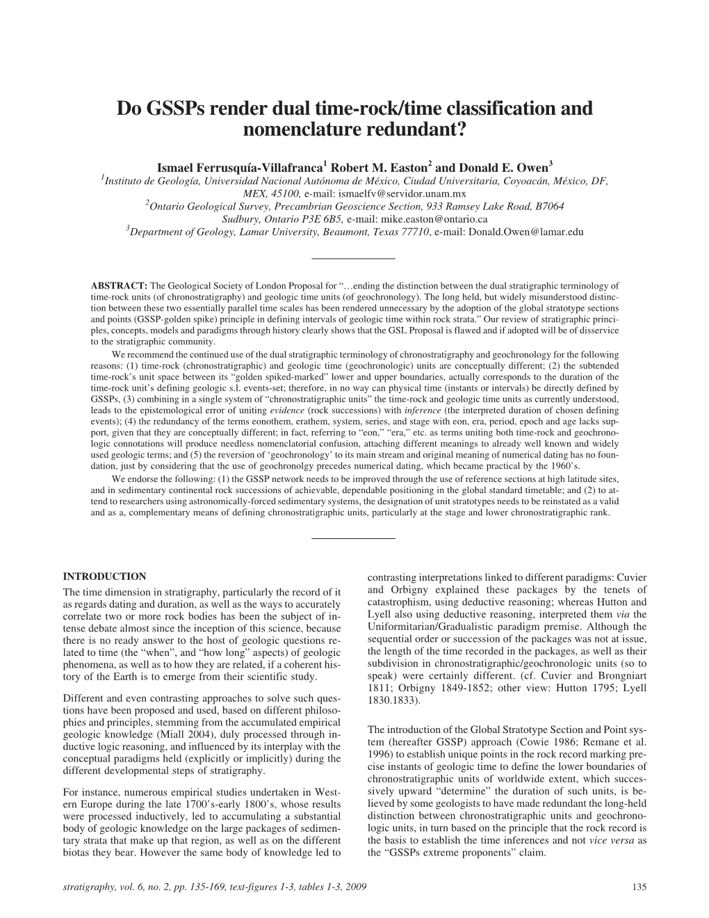 Do Gssps Render Dual Time-Rock/Time Classification and Nomenclature Redundant?