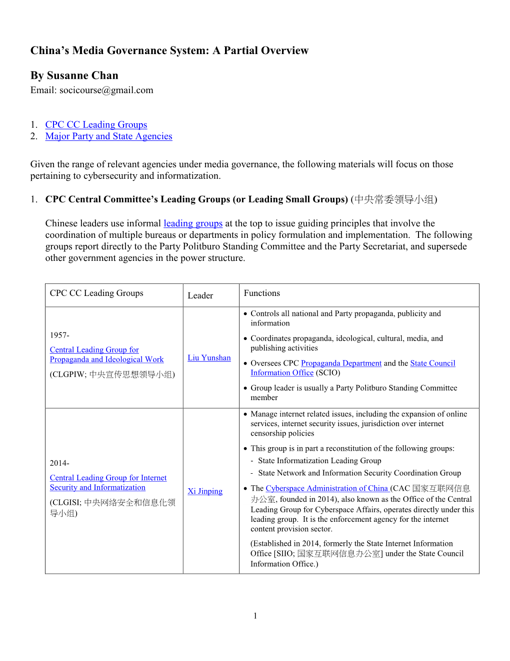 China's Media Governance System