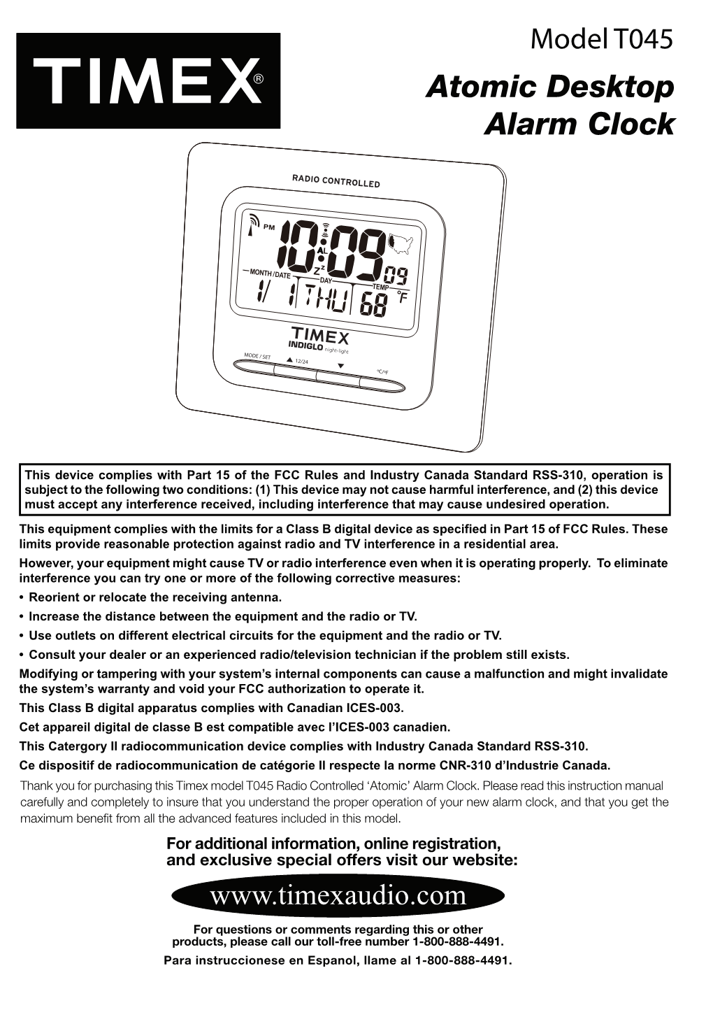 Atomic Desktop Alarm Clock