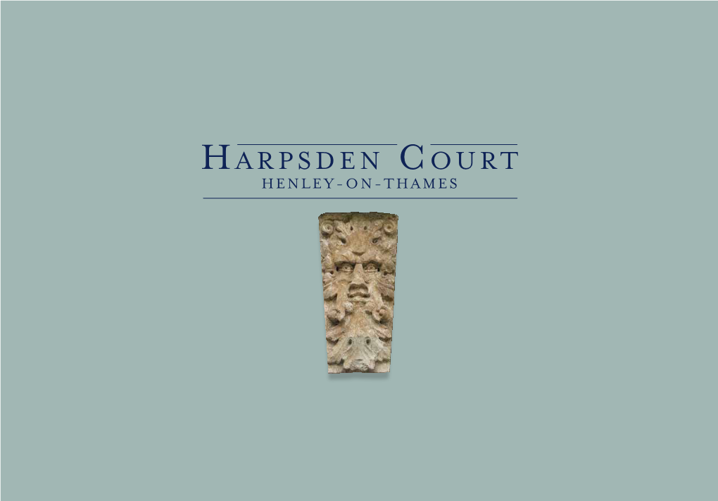 Harpsden Court and the Neighboring Social Calendar and Sporting Season