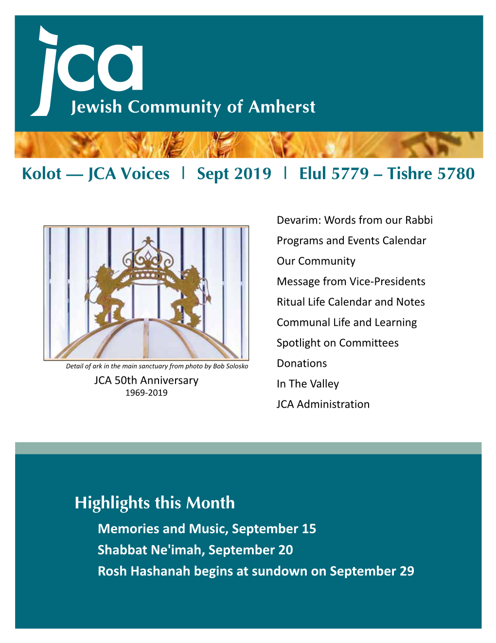 Kolot: September 2019